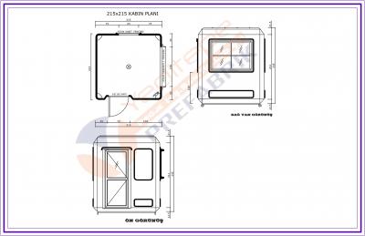 215 X 215 BOŞ KABİN