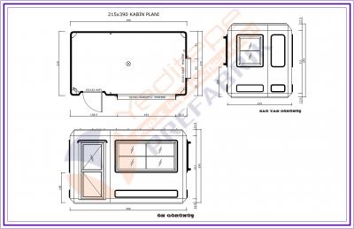 215 X 390 BOŞ KABİN