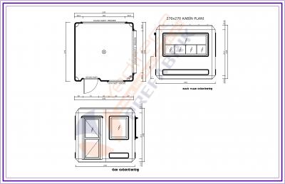 270 X 270 BOŞ KABİN