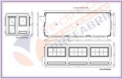 270 X 750 BOŞ KABİN