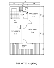 118 m2 lik Çift Katlı Yapı Tıklayın